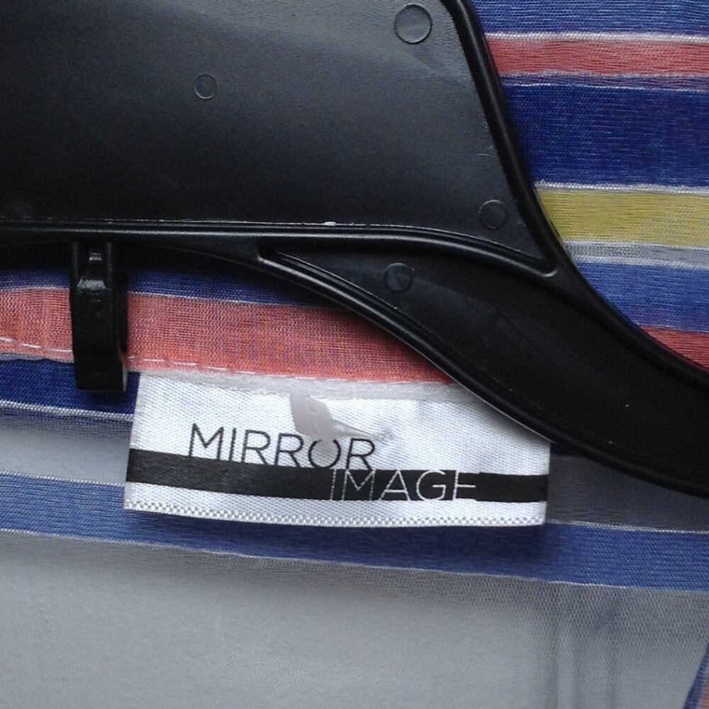 Mirror Image "Shacket" Sheer, "M" Avant Garde, Quiet Lux, Classic, Bohemian Chic - Picture 5 of 6